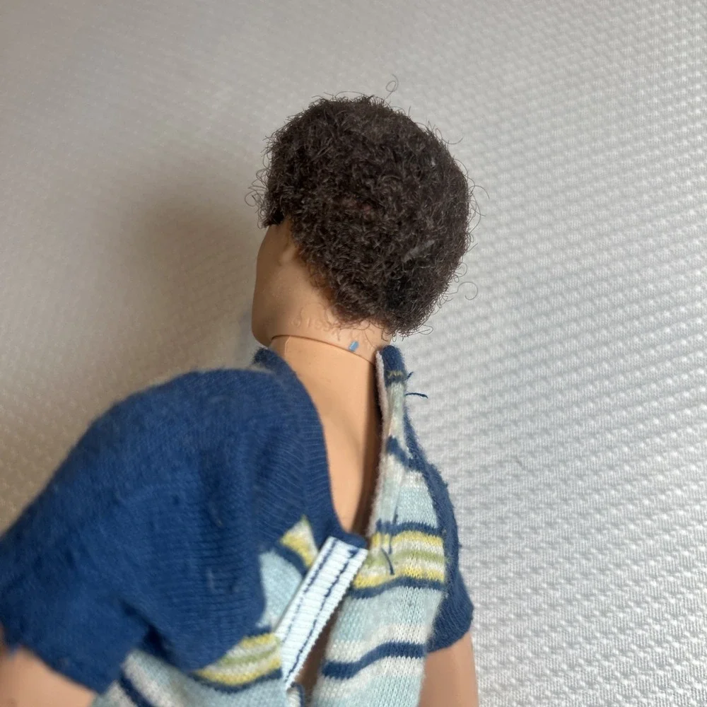 Ken Doll Barbie Real Hair Twist Body 1966 Body 1997 Head Indonesia